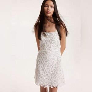 H&M Crochet Look Strappy Dress